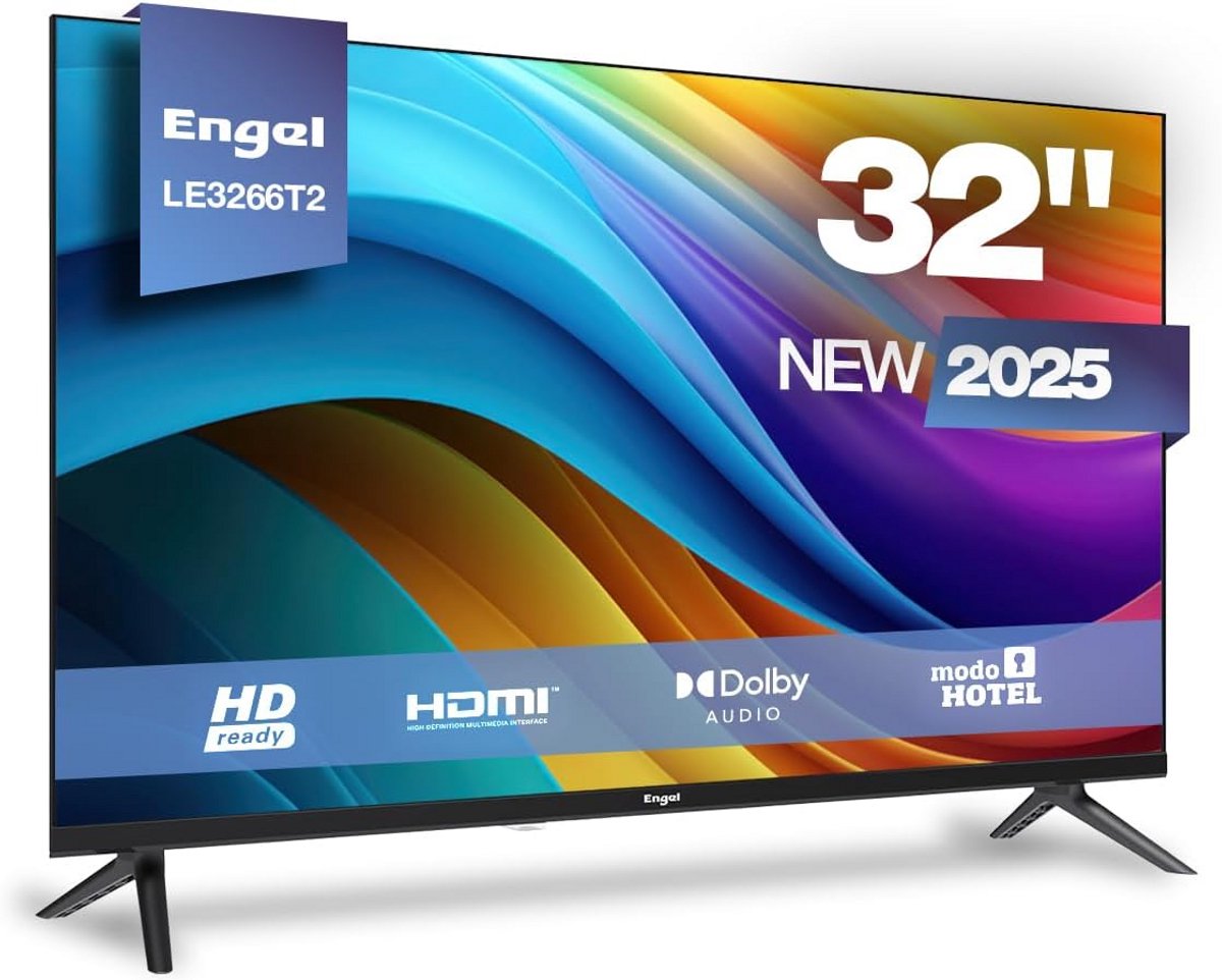 32 Inch HD LED Televisie met USB en HDMI Aansluitingen