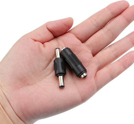 12 Stuks DC Adapter Set 5.5x2.1mm Stekker en Koppelaar voor Camera en ...