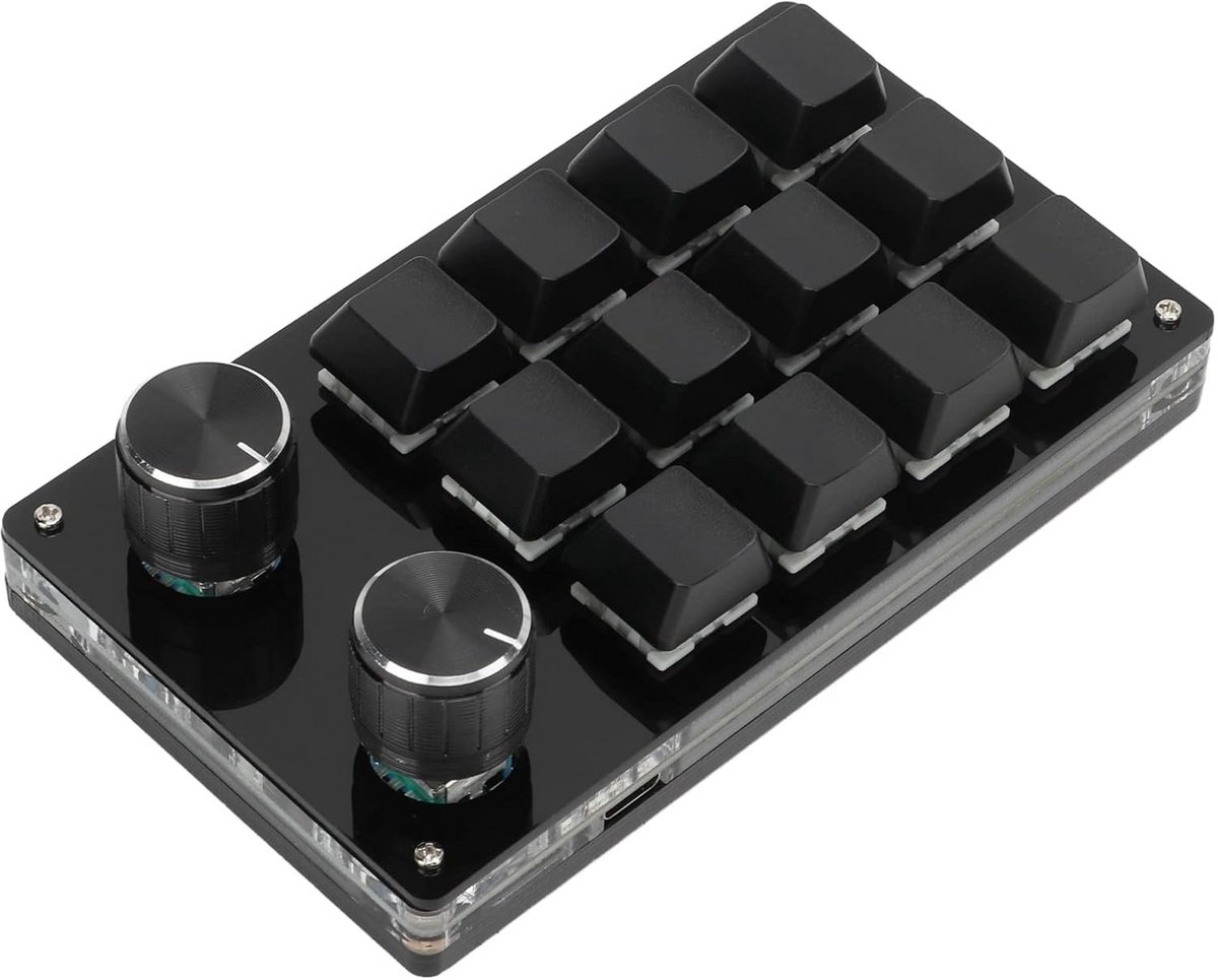 Programmeerbaar Mechanisch Macro Toetsenbord met 12 Toetsen voor Gaming en Kantoor