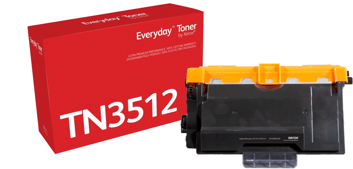 Everyday Zwart Toner compatibel met Brother TN3512, Extra hoge capaciteit