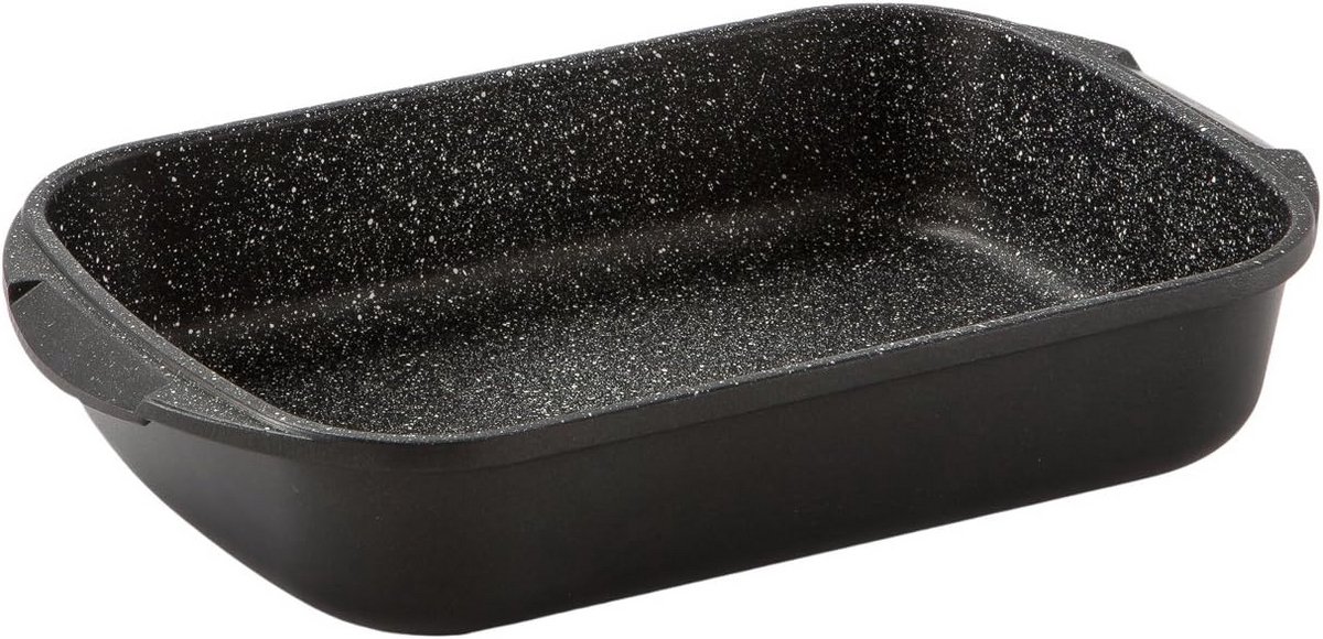 Zwarte Lasagnevorm Gietijzer 25x20 cm - Ovenbestendige Ovenschaal