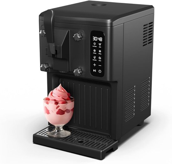 MIRA® Softijsmachine - Ijsmachine - Zwart - ‎51cm x 28cm x 51cm