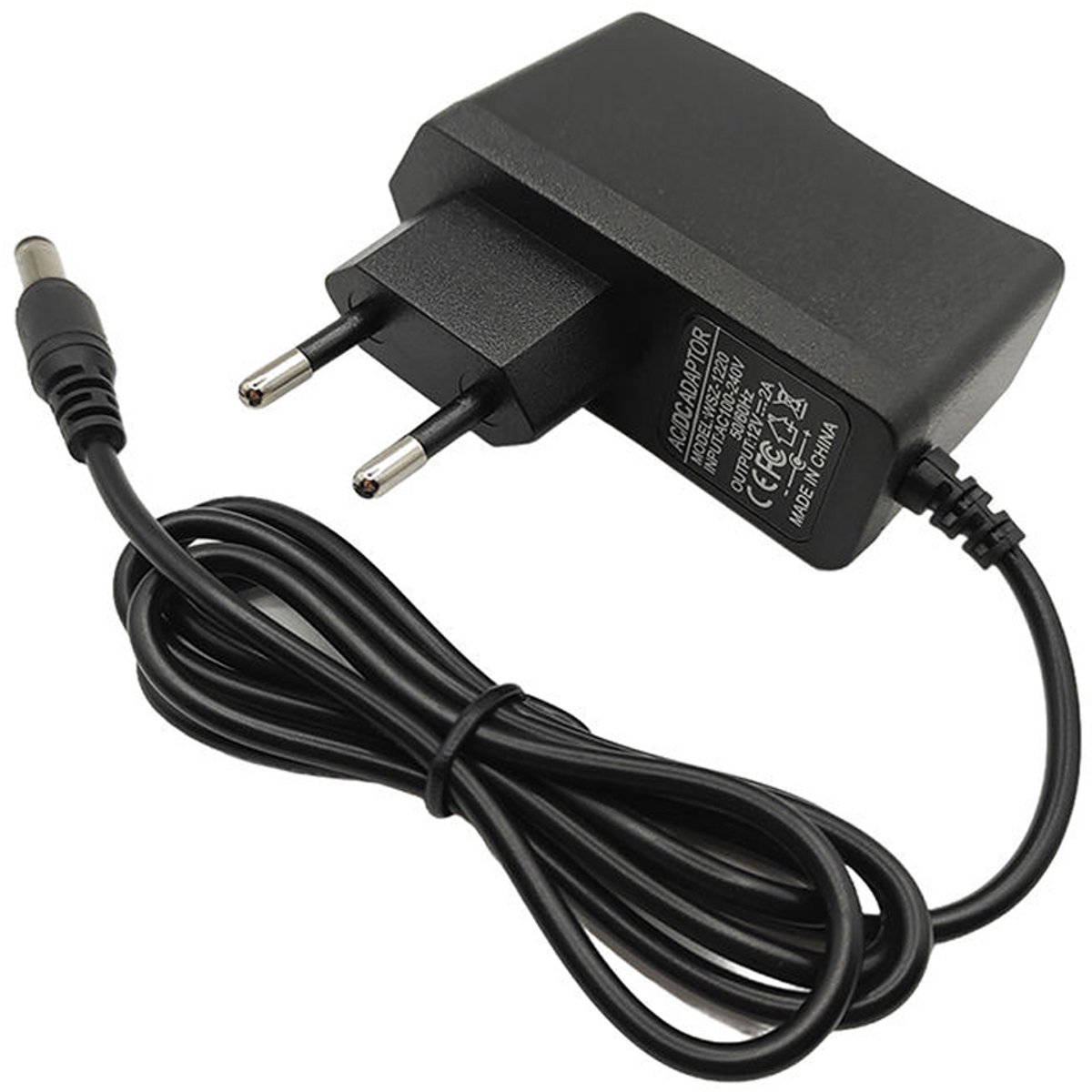 Voeding Adapter 5V/2A 10W - 5.5x2.5mm EU Stekker - Voor Amiko/Xsarius Series - Zwart