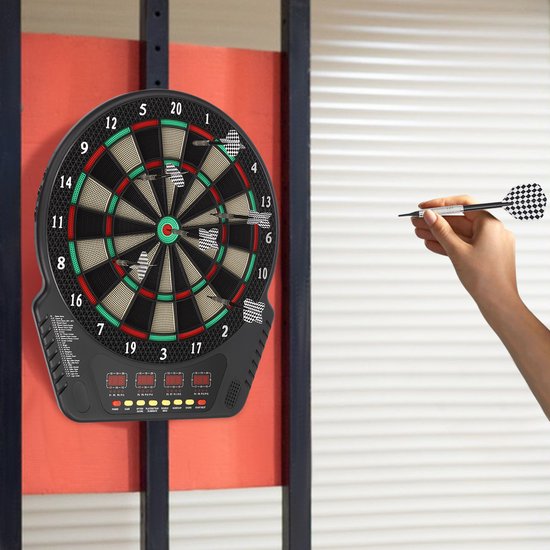 Elektronisch Dartbord met 27 Spelmodi en 6 Darts voor Tot 16 Spelers van Merkloos — afbeelding 5