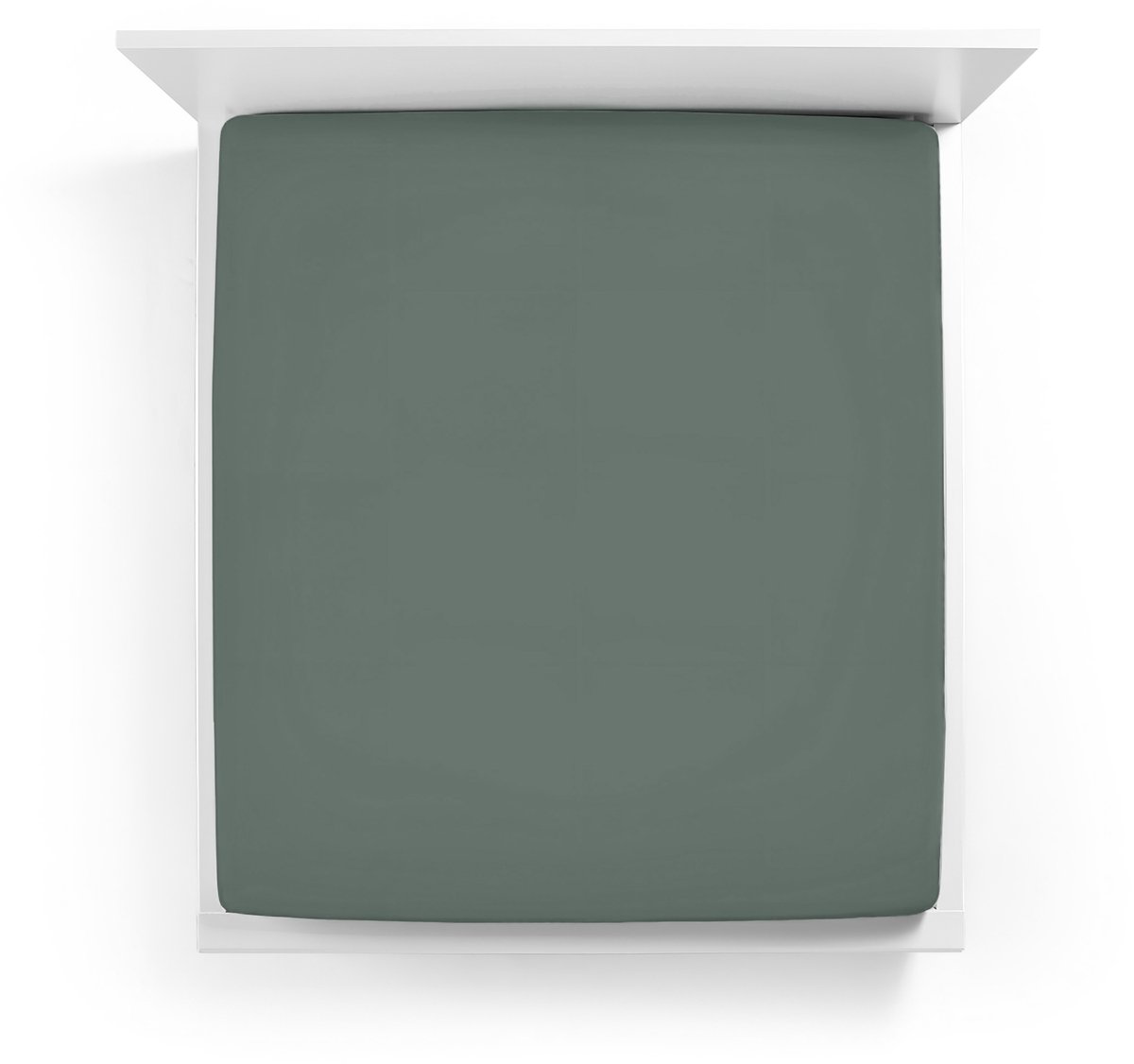 Bella Donna Hoeslaken Jersey Eenpersoons Vintage Groen - 0635 70/190-80/220