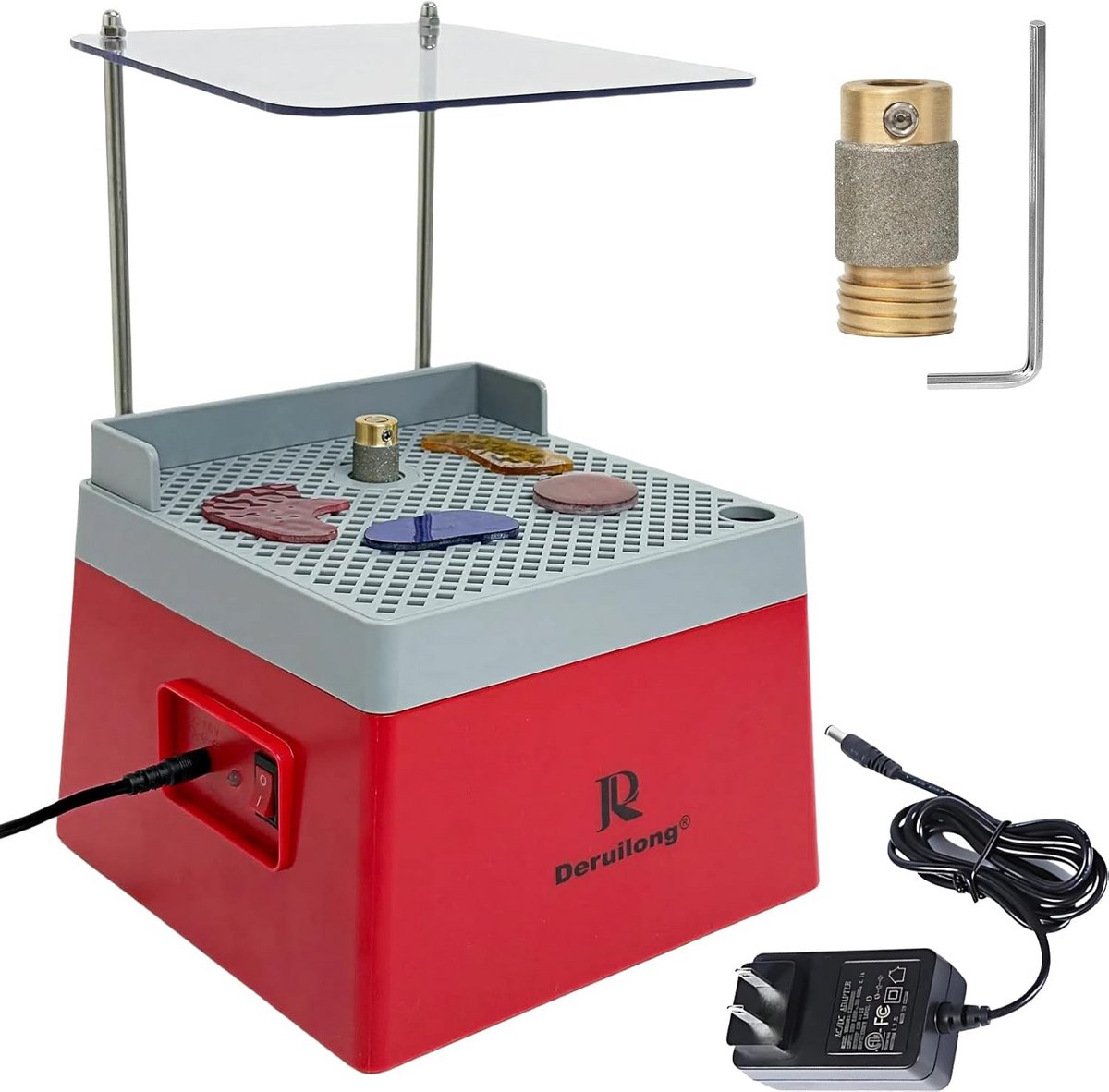 Draagbare Glas slijpmachine met Diamantslijpkop voor Hobby en Werkplaats