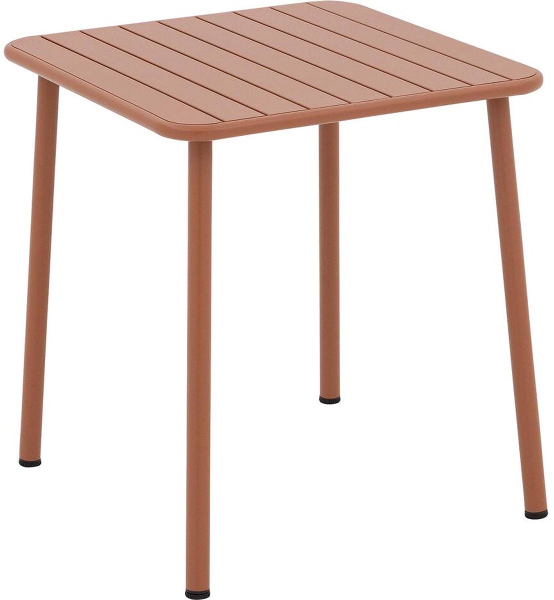 Goossens Tuintafel Verge - Metaal - oranje - 70 x 75 x 70 cm