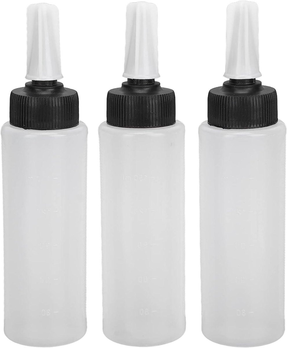 Haarapplicator voor Haarkleur, Flessen voor Kapsalon, Navulbare Knijpfles - Set van 3