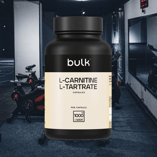 Bulk L-Carnitine L-Tartrate 1000mg (90 caps) Unflavoured - Dieet & Gewichtsbeheersing