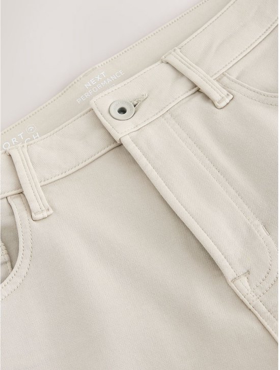 Next - Heren - Strakke Pasvorm - Comfortabele stretchjeans - Naturel