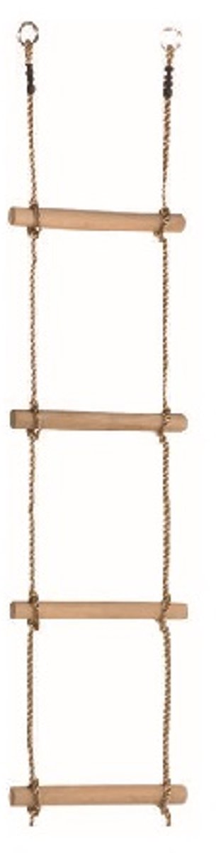 Touwladder PP touw 4 sporten 16m