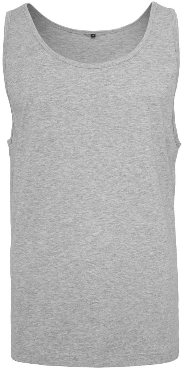 Build your Brand Jersey Big Tank BY003 - Charcoal (Heather) - 5XL