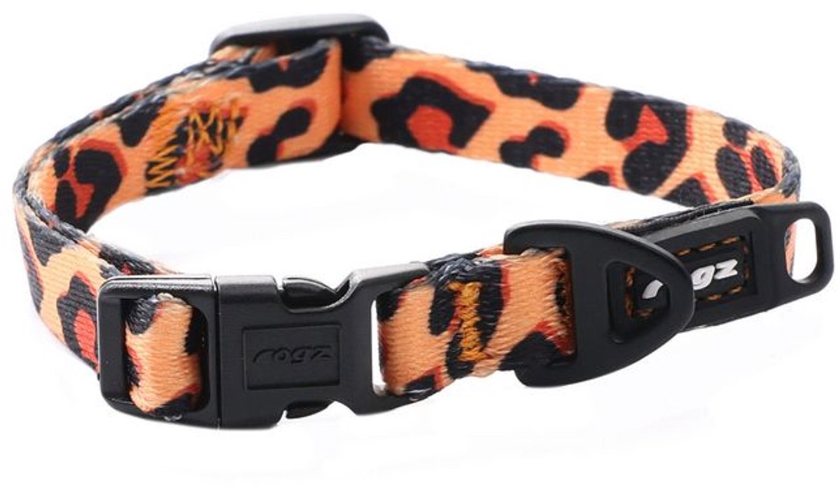 Rogz Fusion Halsband - Hondenhalsband - Leopard M