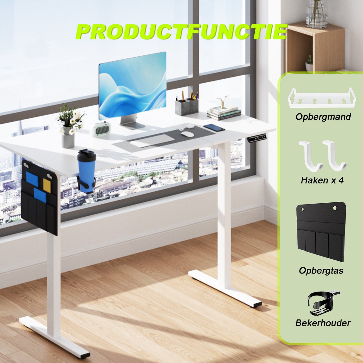 Earthyhome Earthyhome Zit-Sta Bureau 120x60 - afbeelding 5