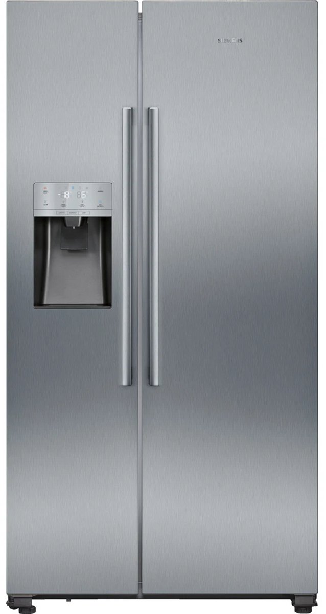 Siemens KA93DAIEP-1 iQ500 Amerikaanse koelkast Roestvrijstaal 220-240 V + 3 Jaar Gratis Extra Garantie