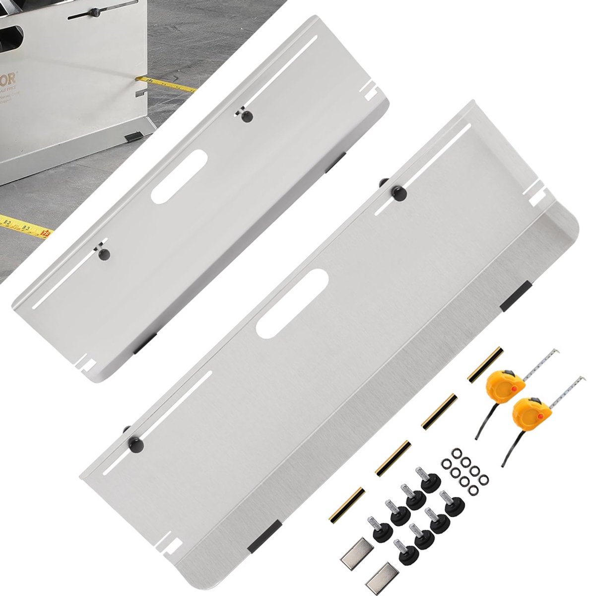 Wieluitlijning Tool - Antislip Wieluitlijning Gereedschap - Heavy-Duty Nauwkeurige Platen Meten Gadget Apparatuur - voor Garage Truck Voertuig Auto's Auto Automotive