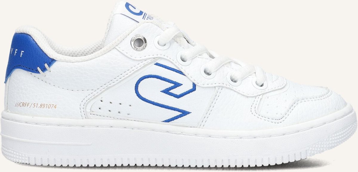 CRUYFF JUNIOR Jongens Sneakers Royal C - Leren Lage sneakers - Wit - Maat 38
