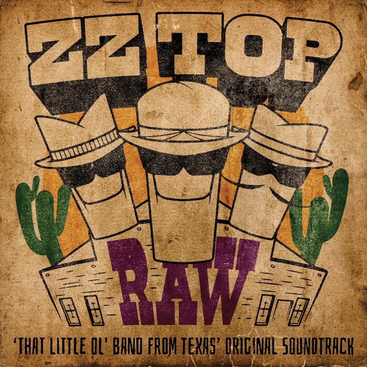 ZZ Top - Raw ('That Little Ol' Band From Texas' Original Soundtrack) (LP)