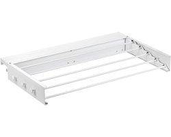 RONN® Wanddroogrek Inklapbaar - Wanddroogrek - Wit - ‎39cm x 80cm x 10cm; 0.2 kg
