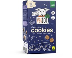 VEGDOG Bedtime Cookies - Kalmerende Hondensnack - Slaap & Ontspanning - Glutenvrij - 400g