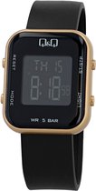 Q&Q-digitaal-heren-dames-unisex-horloge-datum-40x34 mm-stopwatch-5 bar water resist-licht-2 tijden-datum-alarm