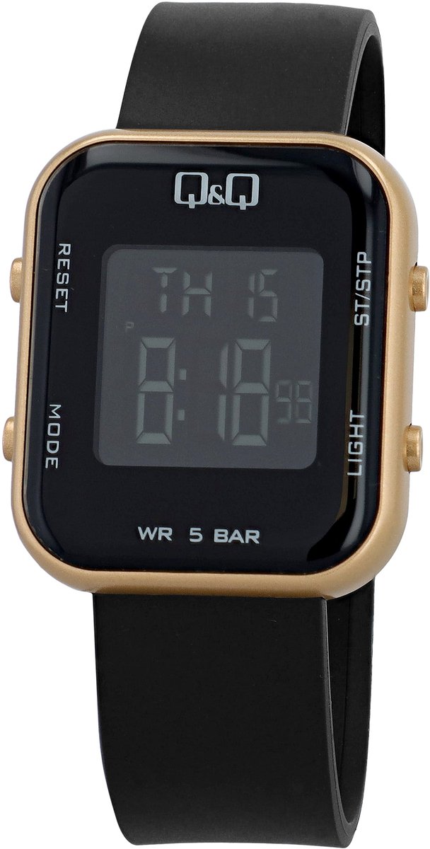 QQ Q+Q is een verlengstuk van persoonlijke stijl en een betrouwbare tool voor de moderne mens. Ervaar de combinatie van functionaliteit, comfort en tijdloos design. Klaar voor de volgende stap? Ontdek prestaties om je pols. Polshorloge M207J001Y