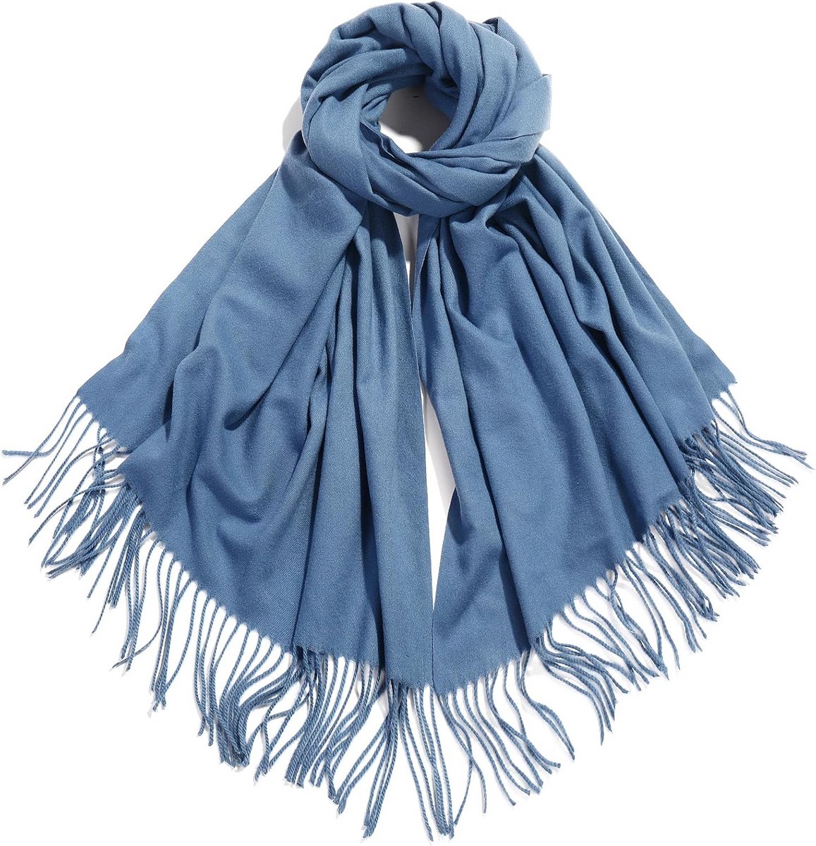 Warme kasjmier-look sjaal met pashmina gevoel voor dames