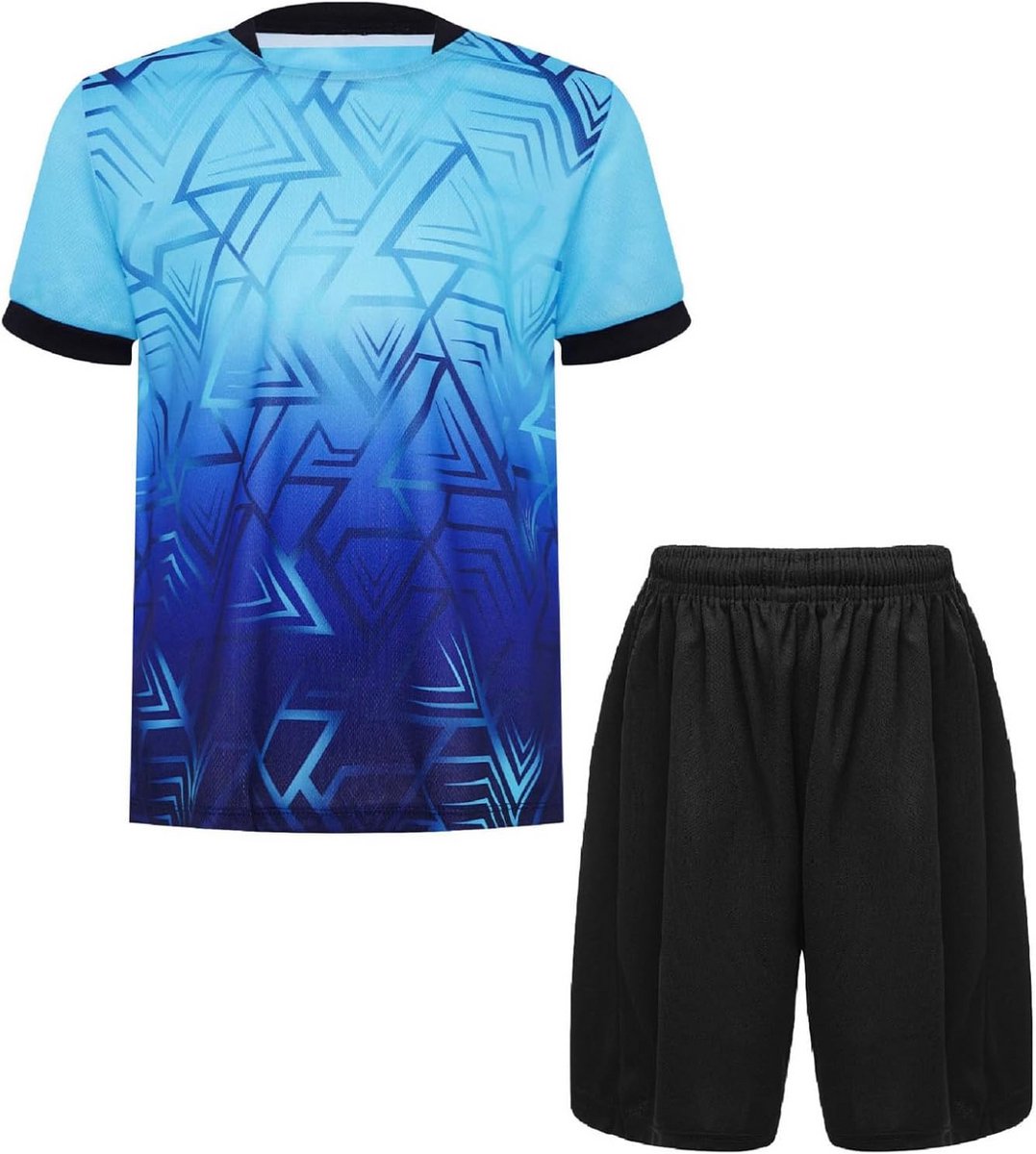 Sportoutfit Jongens - T-shirt en Korte Broek - Zomer Trainingspak voor Voetbal en Basketbal