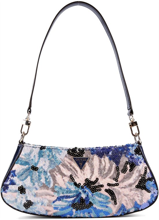 GUESS sac à épaule Elsie Shoulder Bag Floral Multi bleu