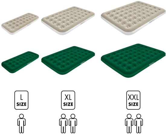 Luchtmatras-Luchtbed-203x152x22 cm -Voor twee personen. — afbeelding 2