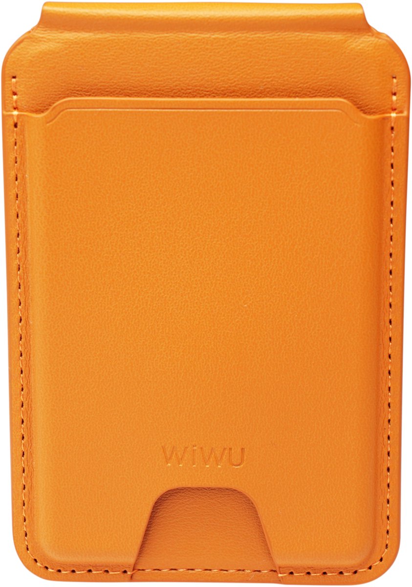 WiWU MagWallet FM – Magnetische Portemonnee – Apple Zoek mijn – RFID Stop – Magnetische Stand – Veilig Kaartvak