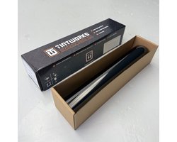 Tintworks - Professionele auto folie 05% - limo black - verduisterend - vervormbaar - 300x76cm