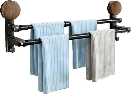 Uitschuifbare Handdoekhouder 30-57 cm - Handdoekrek Badkamer