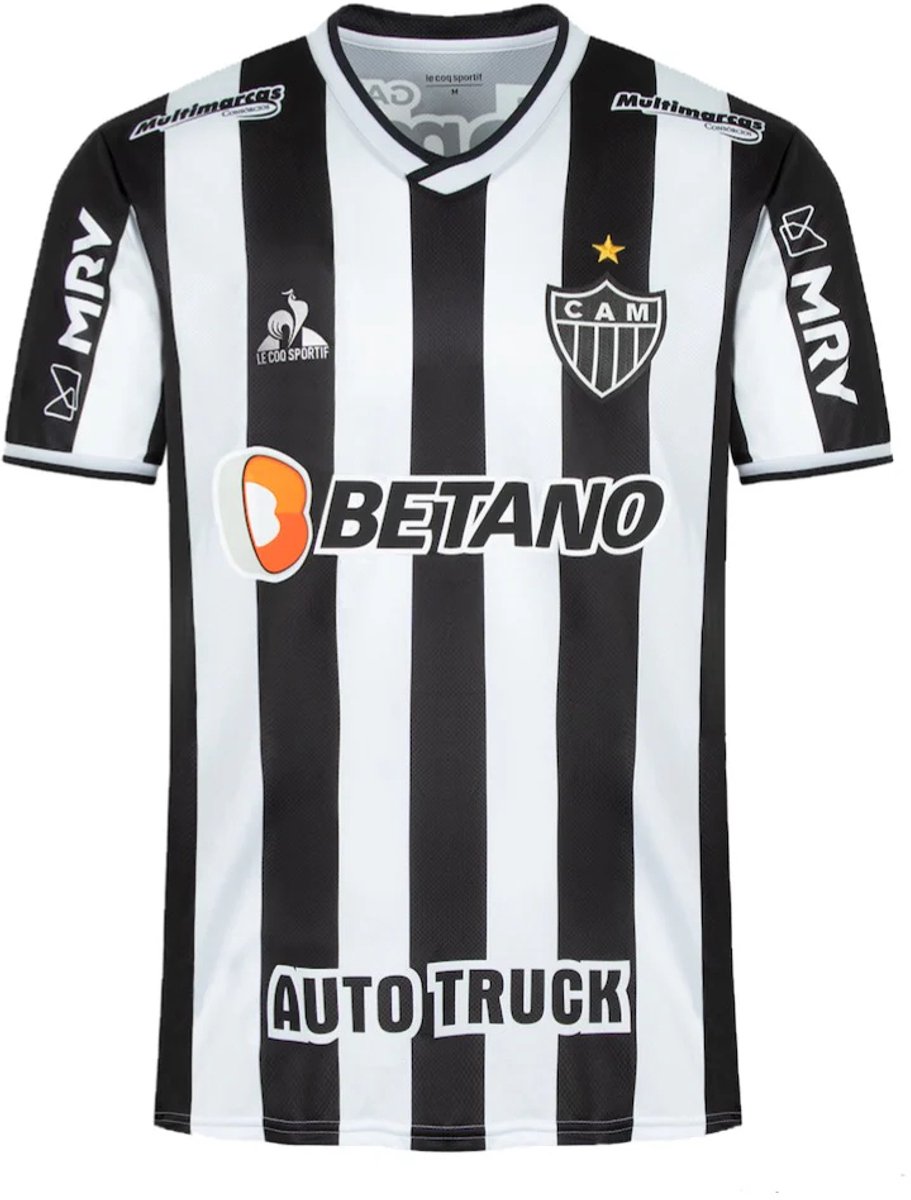Atlético Mineiro Thuisshirt 2022 - Brazilië Voetbalshirt - Atlético Mineiro - Maat S - Le Coq Sportif - Globalsoccershop