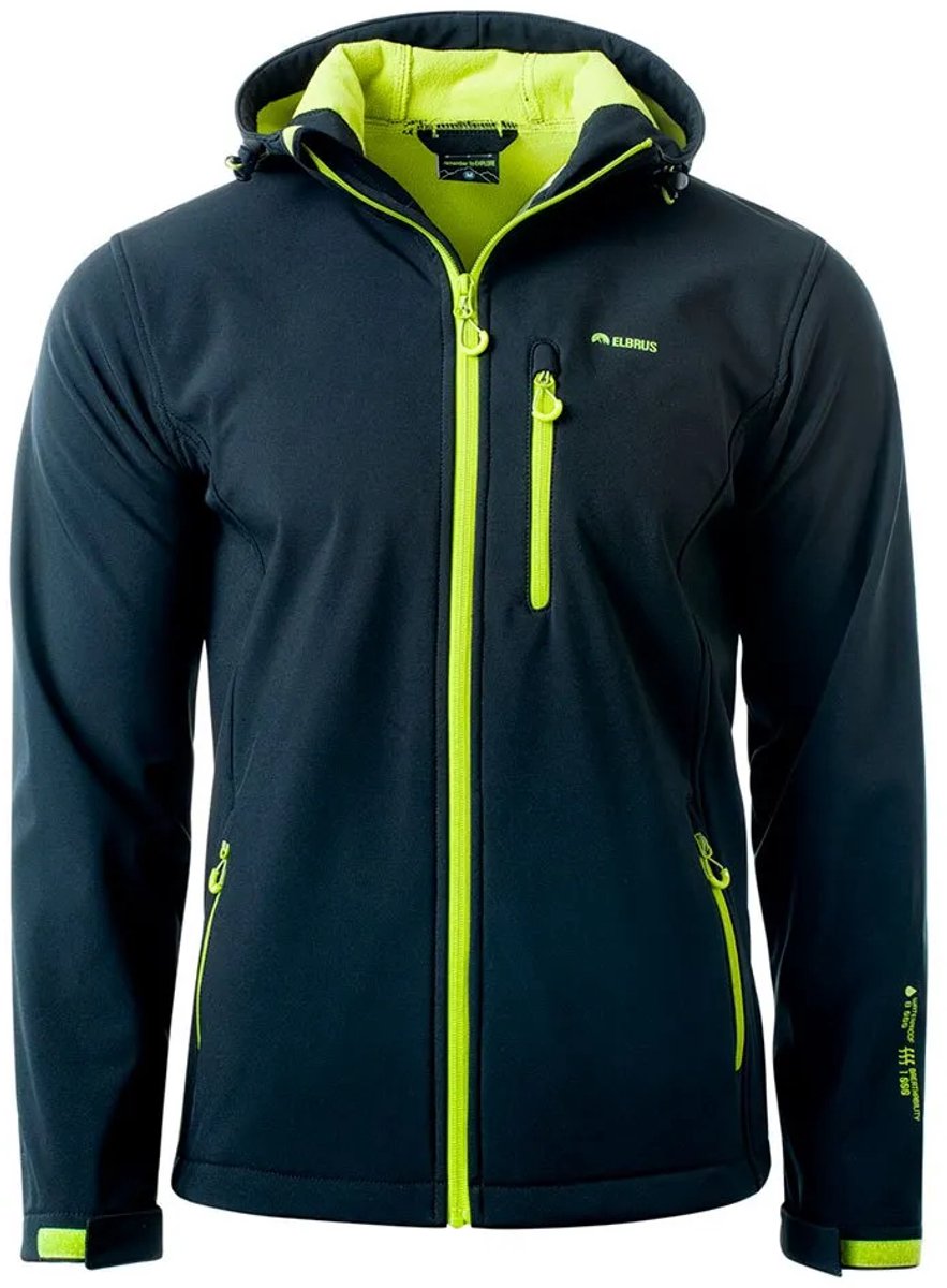 Elbrus Iver Ii Softshelljack Man Zwart