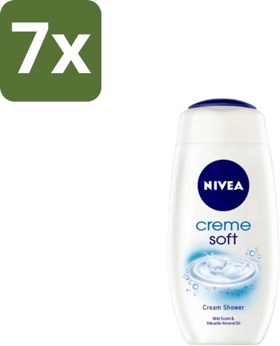 Nivea – Douchegel – Creme Soft – 750 ml - Bulkverpakking - 7 stuks