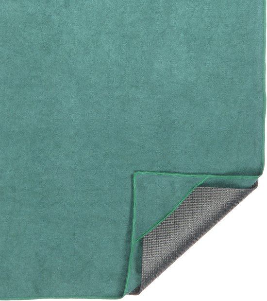 VirtuFit Premium Yoga Mat Handdoek - Absorberend - Anti-slip - 183 x 61 cm - Ocean Green van VirtuFit — afbeelding 2