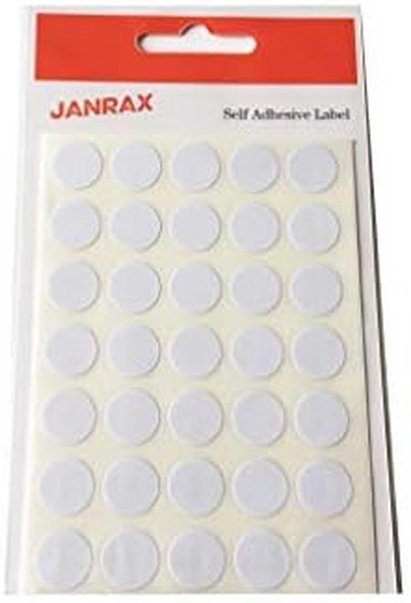 280 Ronde Witte Zelfklevende Stickers - Etiketten 13mm