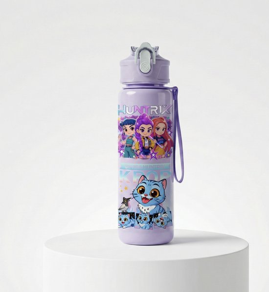 K-Pop Demon Hunters Tritan Premium waterfles 480ml K-Pop Demon Hunters Tritan Premium waterfles 480ml