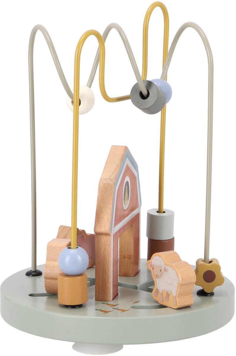 Little Dutch - Activiteitenspiraal hout FSC - Little Farm — afbeelding 5