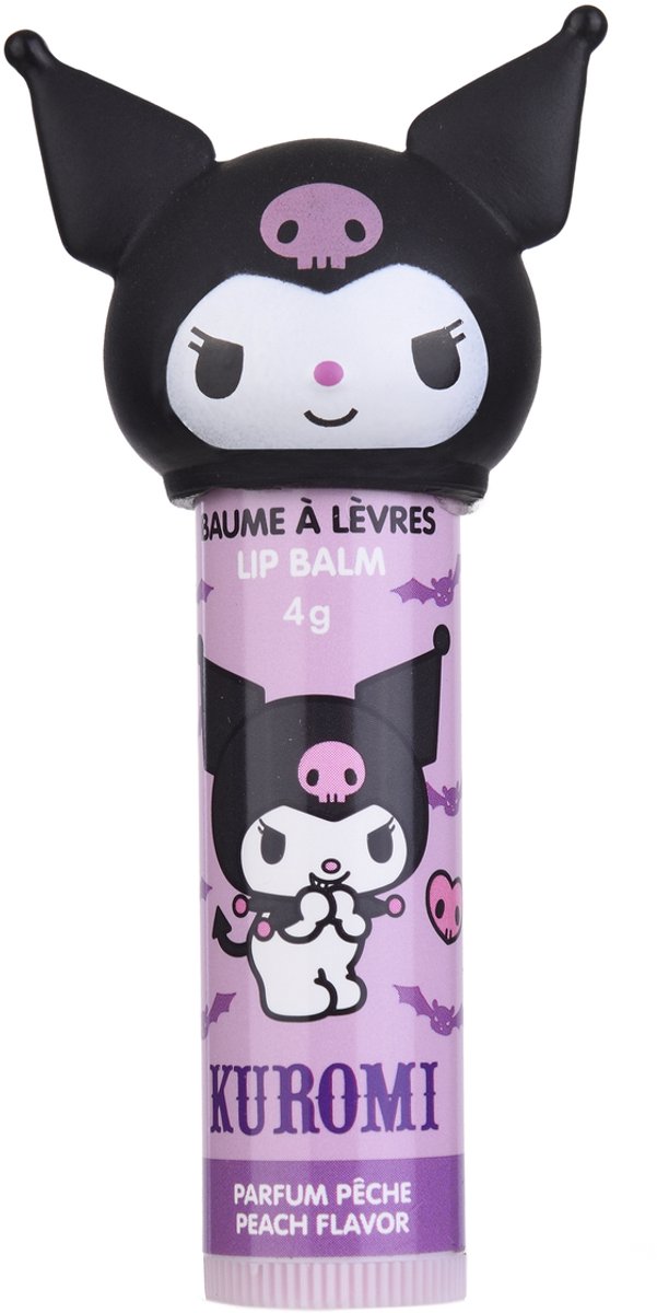 Kuromi Lippenbalsem - Perziksmaak - Lip Balm - 4 Gram - Vegan