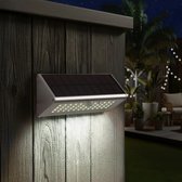 Solar wandlamp 'Motion V' - Tuinverlichting met bewegingsmelder - Buitenlamp op zonne-energie geschikt voor de schutting