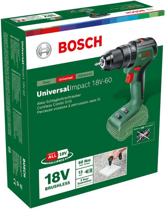 Clé à chocs sans fil Bosch Professional UniversalImpact 18V-60