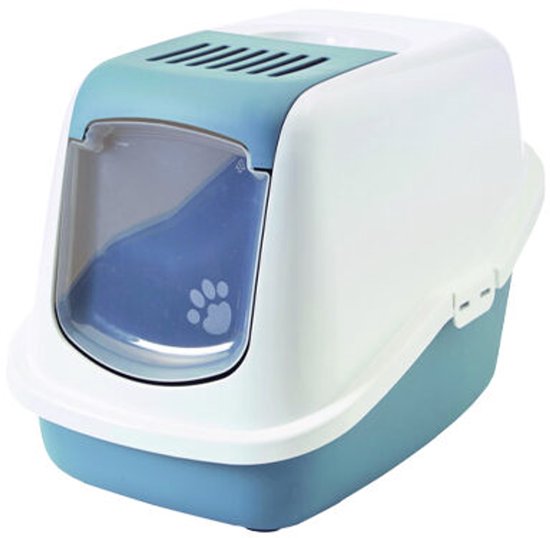 Savic Nestor Earth Kattenbak - Roze/Wit - 56 x 39 x 39 cm