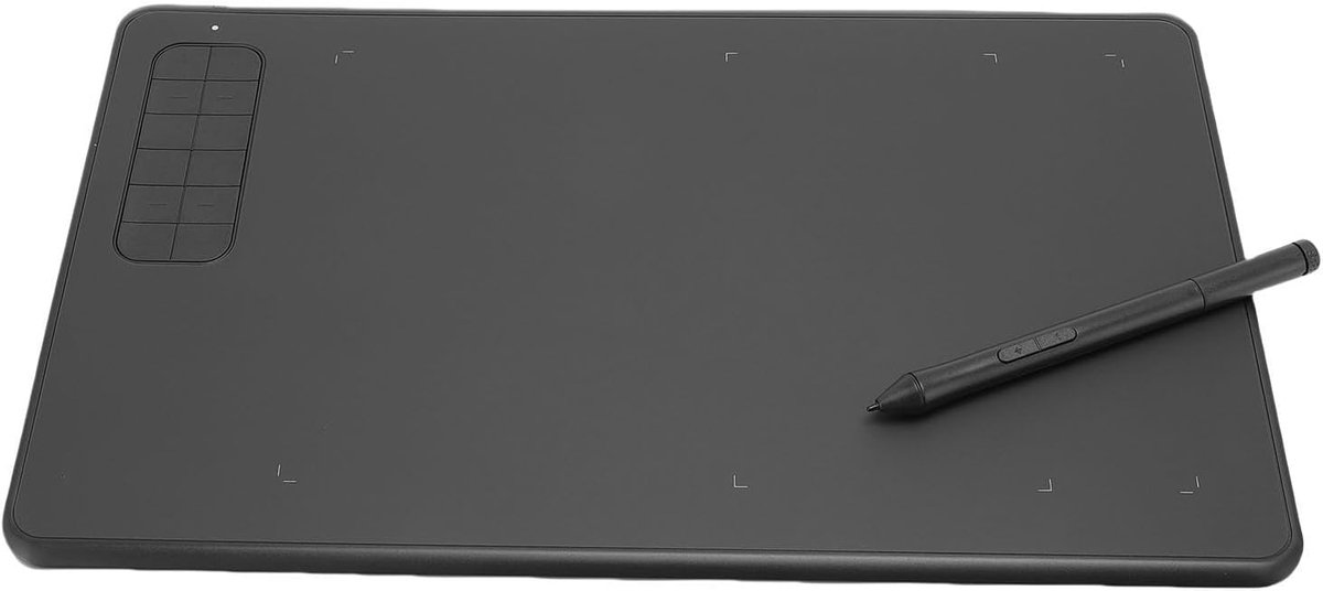 Grafisch Tekentablet - Digitaal Tekenen - Creatieve Projecten - 8192 Drukgevoeligheid - 10x6 Inch - Zwart