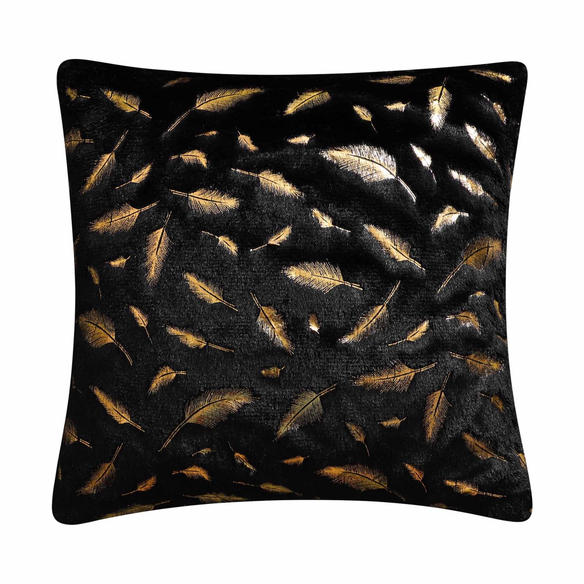 Meble odNowa - Sierkussenhoes - Zwart - Veerontwerp - 40x40 cm