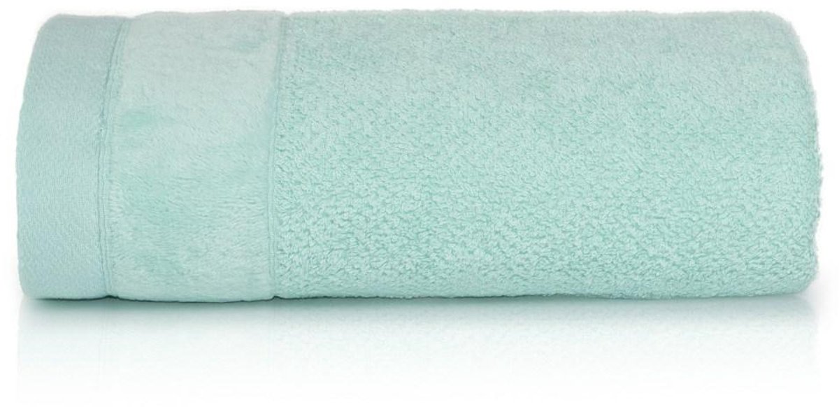 Detexpol Vito Serie - Handdoek - 50x90 cm - Turkis - Frotte