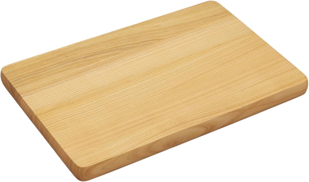 Kersenhouten snijplank - Houten hakblok - Keukenwerk - Geoliede afwerking - 30x20x2 cm