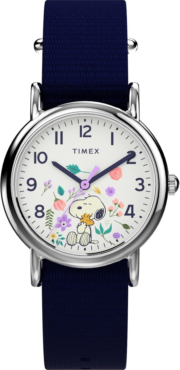 Dameshorloge - Casual Polshorloge - Dagelijks Gebruik - Iconische Prent - 31 mm Kast - Blauw Wit