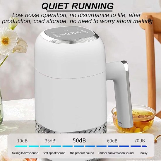 Automatische ijsmachine - Dessert maker - Zelf ijs maken - Geen voorbevriezing - 300ml capaciteit — afbeelding 2